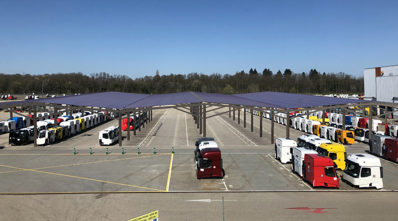 Bourg-en-Bresse’deki Renault Trucks Tesisi Güneş Enerjisiyle Donatılıyor